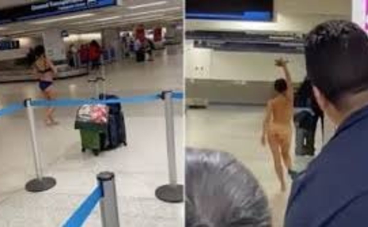 Una mujer se desnudo por completo en un aeropuerto de Florida