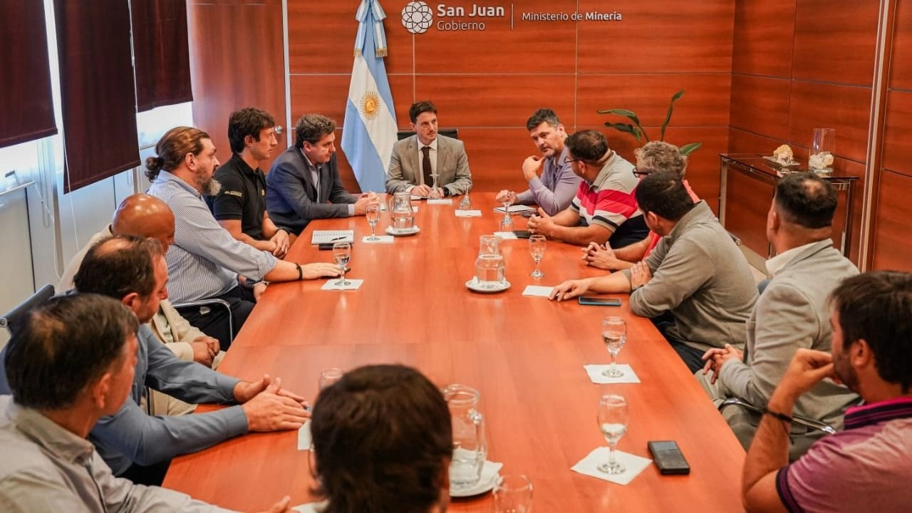 San Juan. Diálogo clave entre el gobierno y cámaras mineras para fortalecer el sector