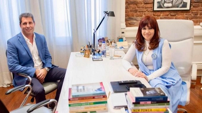 En el día de la Lealtad, Uñac se reunió con Cristina Kirchner